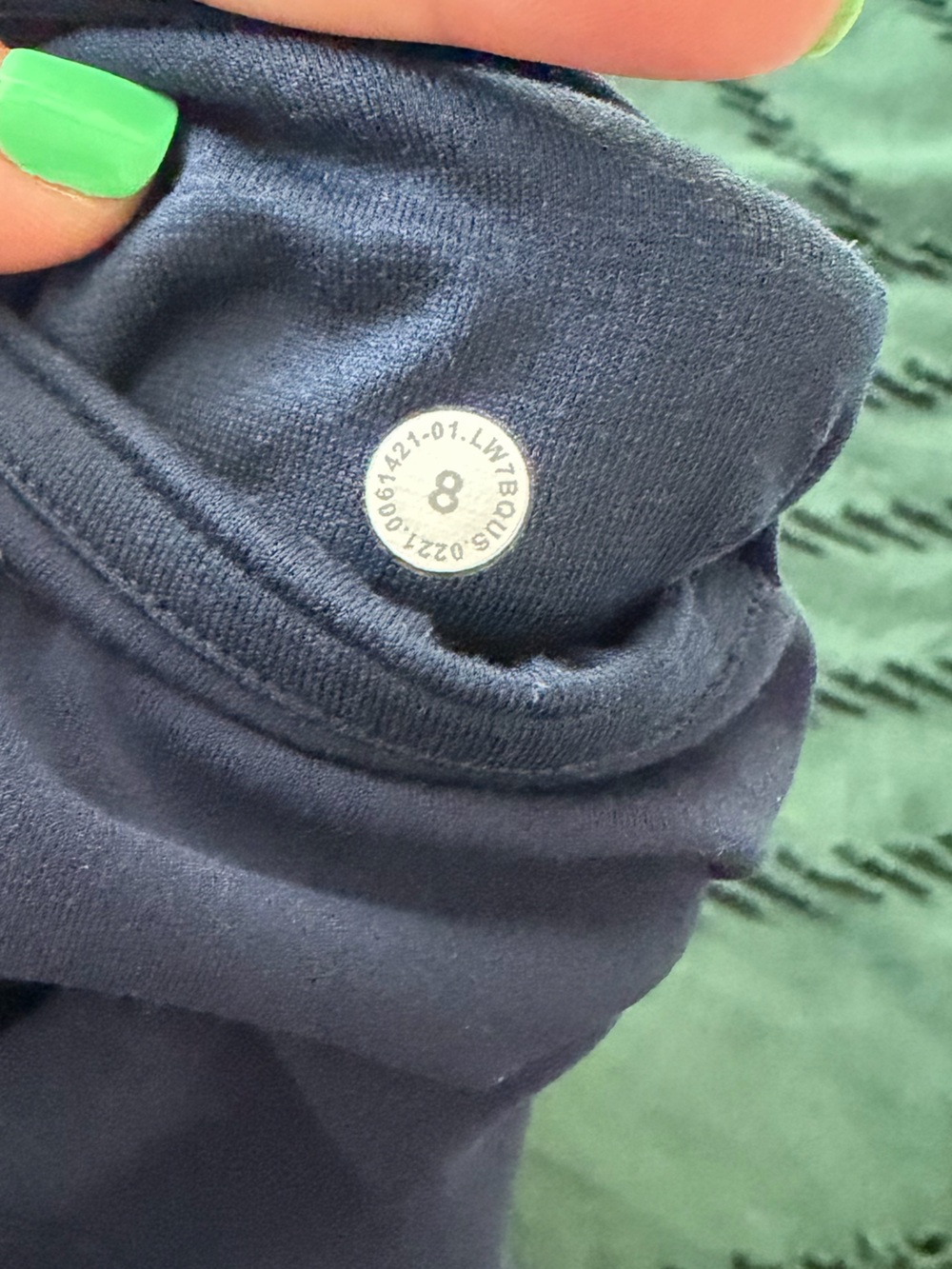 lululemon athletica High-Rise Bike Shorts with Side Pockets - True Navy - Picture 5 of 5